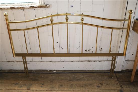 Brass tubular double headboard(-)